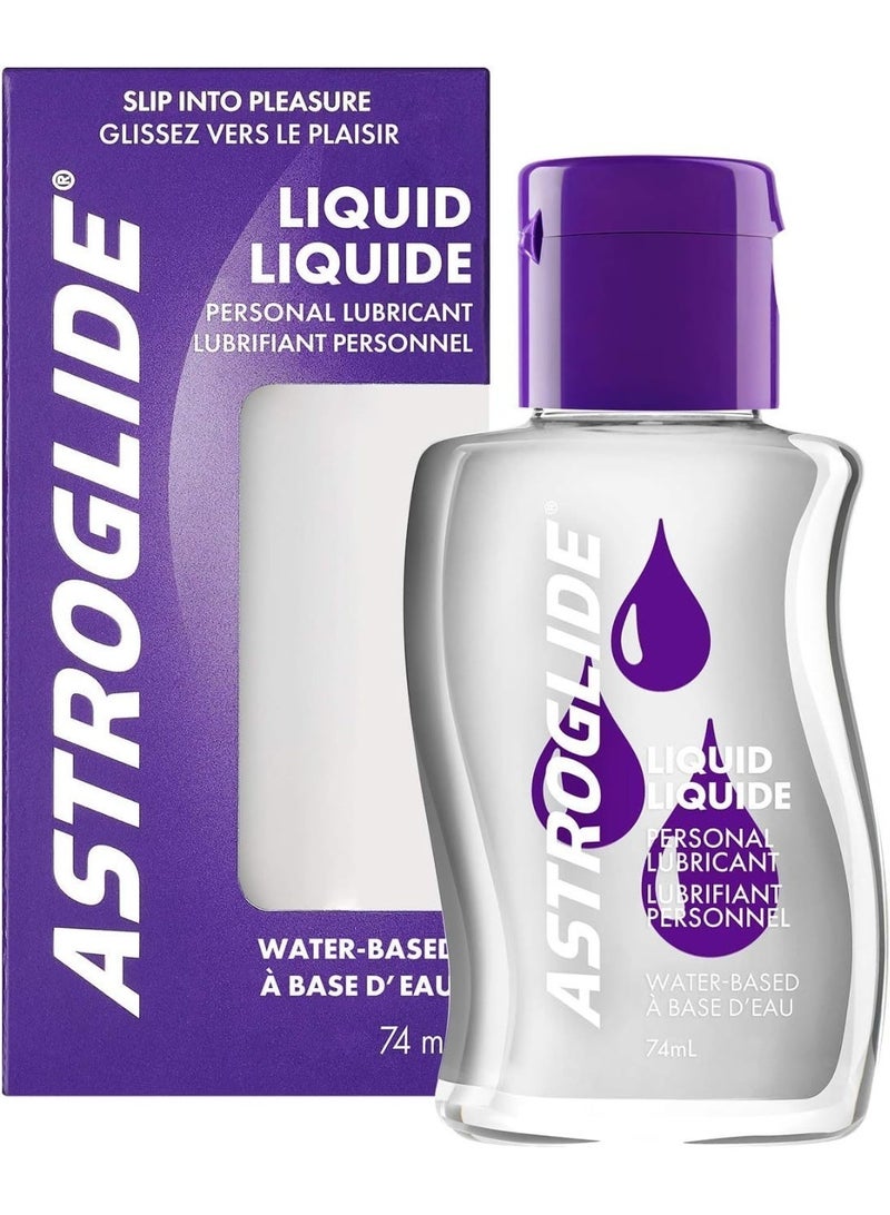 ASTROGLIDE Two-pack Astroglide Water-Based Lubricant (74ml), for men, women, and couples - Image 2