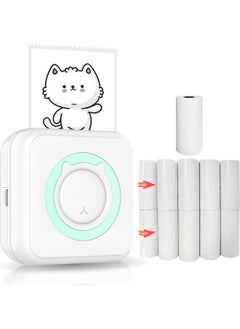NIBEMINENT Multi-Functional Portable Instant Mini Printer White/Blue  - Image 1