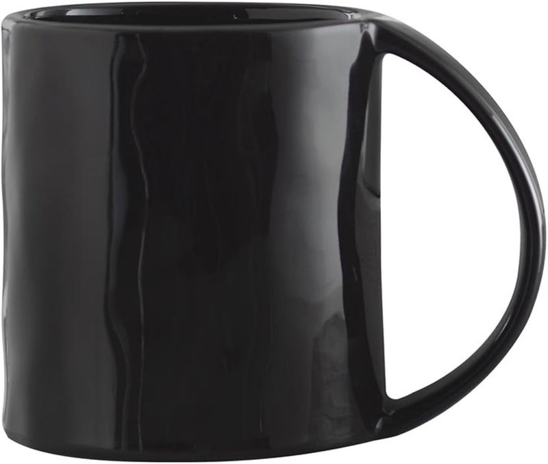 Santa Barbara Design Studio Santa Barbara Design Studio Artisan Ceramic Wide Handle Coffee Mug 16Ounce Gloss Black - Image 1