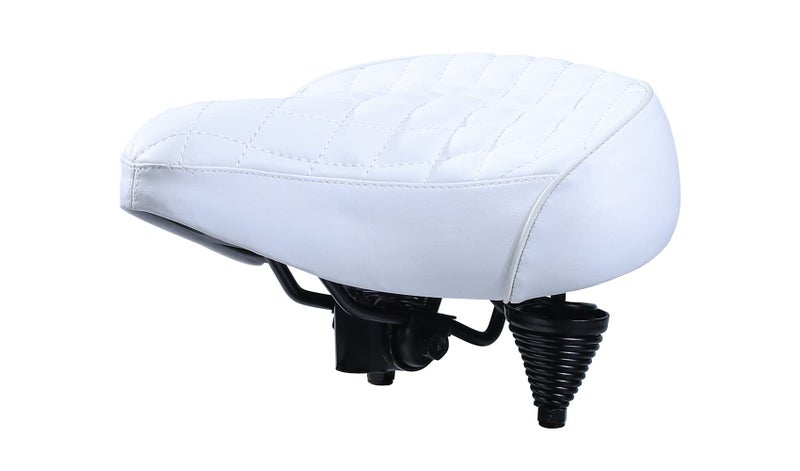 FOMAS Extra Wide Comfortable Beach Cruiser Bike Seat with Suspension,Ideal Bike Seats for Tall and Burly Figure People,Electra Bike Seat Replacement for Strong Men and Beautiful Women. - Image 1