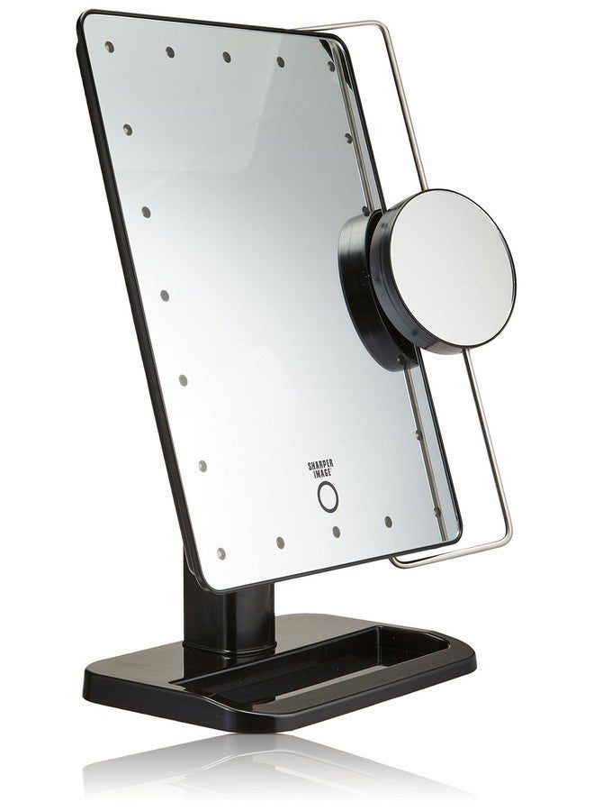 Sharper Image Jerdon Js911B 8" By 11" Cordless Led Vanity Mirror & Charging Station - Image 1