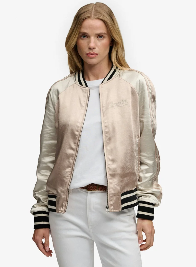 سوبر دراي Suikajan Embroidered Bomber Jacket