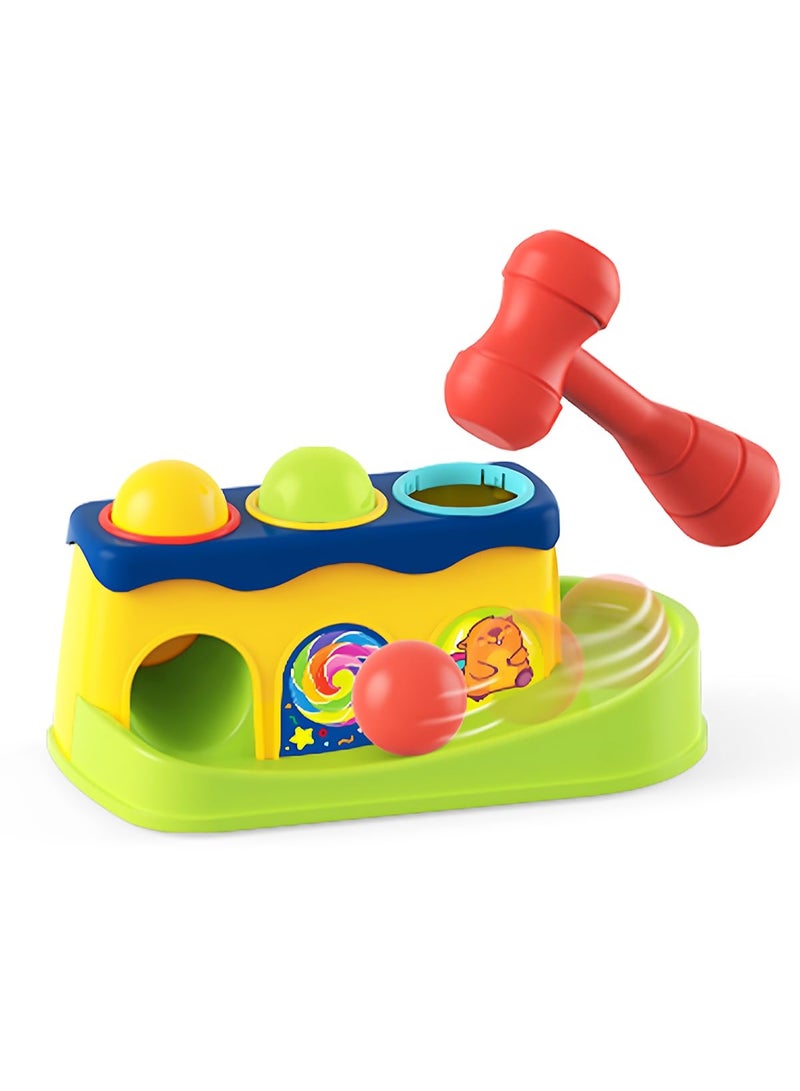 erorex Baby Activity Cube Toy 6 in 1 Multifunctional Learning Play Center with Bead Maze and Sorter - Image 1