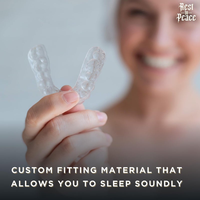 CUSTMBITE Rest in Peace Night Guard - Pack of Two Moldable Mouth Guard for Teeth Grinding Clenching Bruxism (Clear) - Image 3