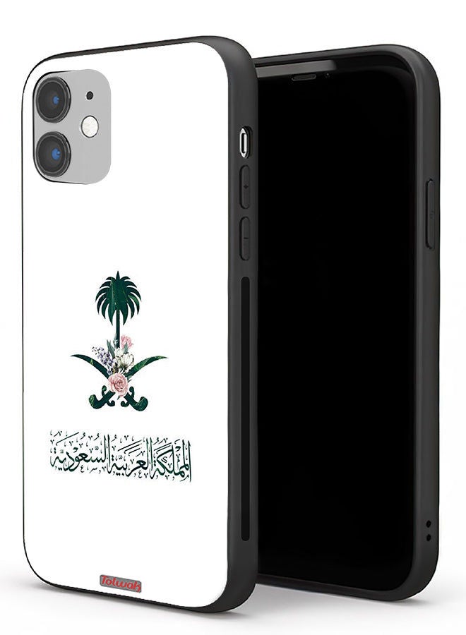 Tolwak Apple iPhone 11 Protective Case Kingdom Of Saudi Arabia Sign Of Flowers - Image 1
