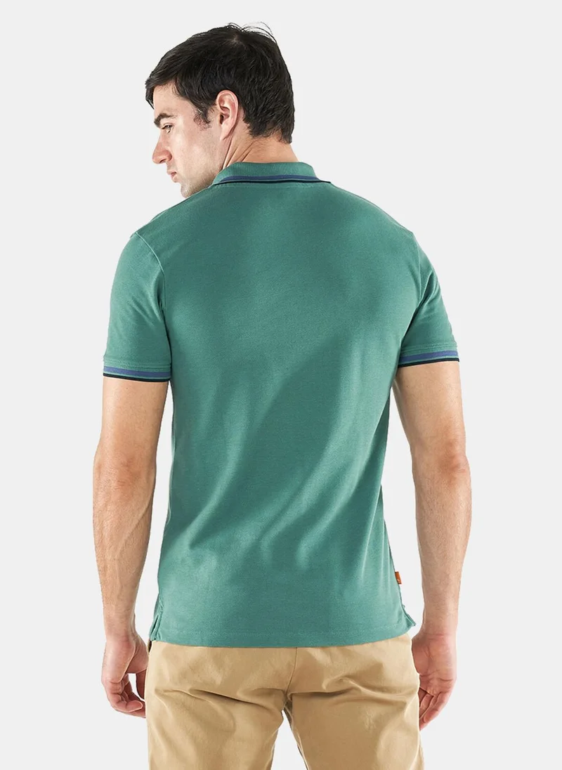 Timberland Men's Millers River Tipped Polo Shirt