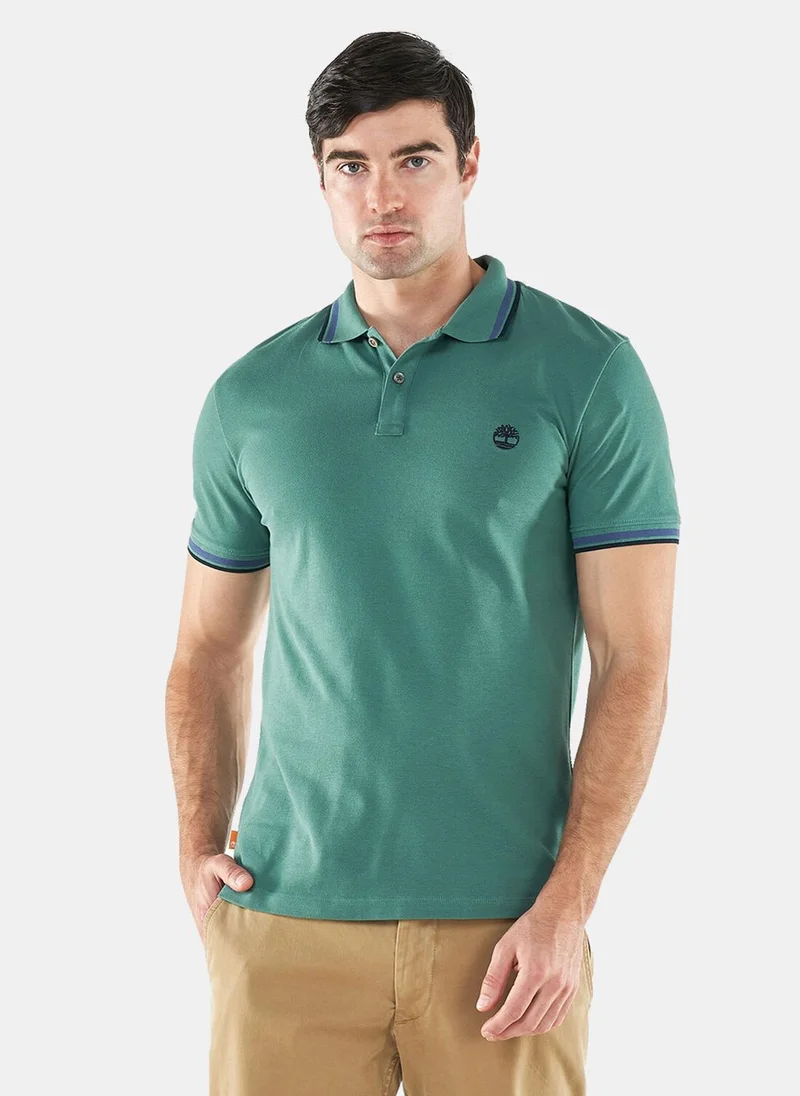 Timberland Men's Millers River Tipped Polo Shirt