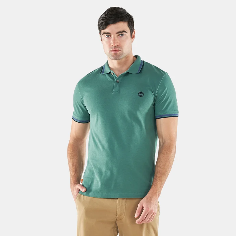 Timberland Men's Millers River Tipped Polo Shirt