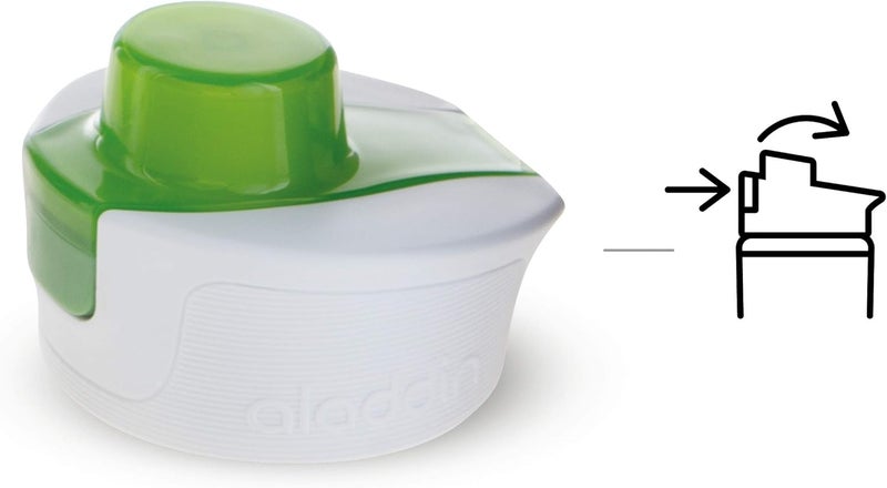 Aladdin Active Hydration Tracker Water Bottle 0.8L Green - Leakproof Lid & Refill Tracker - Image 5