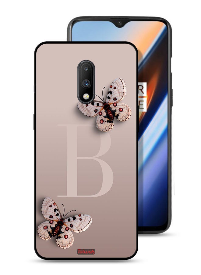 Tolwak OnePlus 7 Protective Case Cover B Butterflies - Image 1