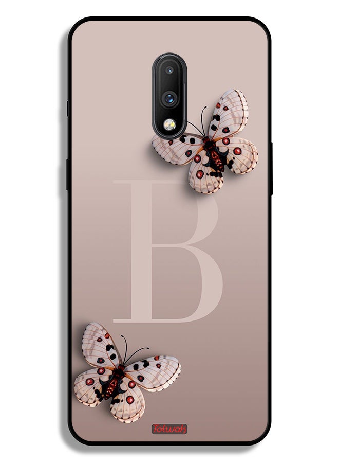 Tolwak OnePlus 7 Protective Case Cover B Butterflies - Image 2