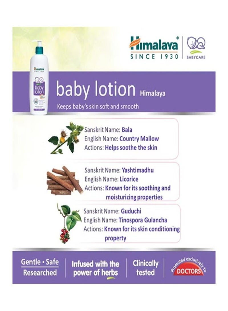Himalaya Herbals Baby Lotion Cream - 400ml - Image 3