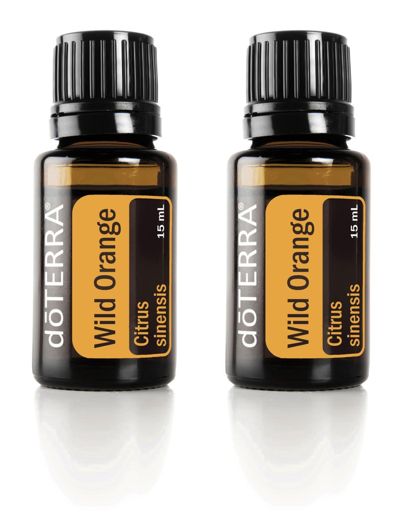doTERRA Wild Orange Essential Oil 15 ml by doTERRA,Pack of 2 - Image 1