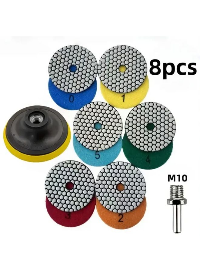3Pcs 80Mm Diamond Polishing Pads For Stone Marble Granite Tile Grinding Discs - Image 5