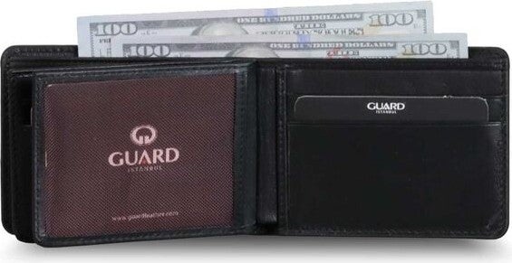 Guard Black Croco Genuine Leather Men's Wallet  - Image 4