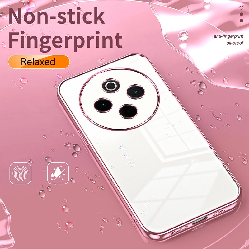 HuHa Case Cover For vivo Y300 Pro Transparent Plating Fine Hole Phone Case(Green) - Image 4