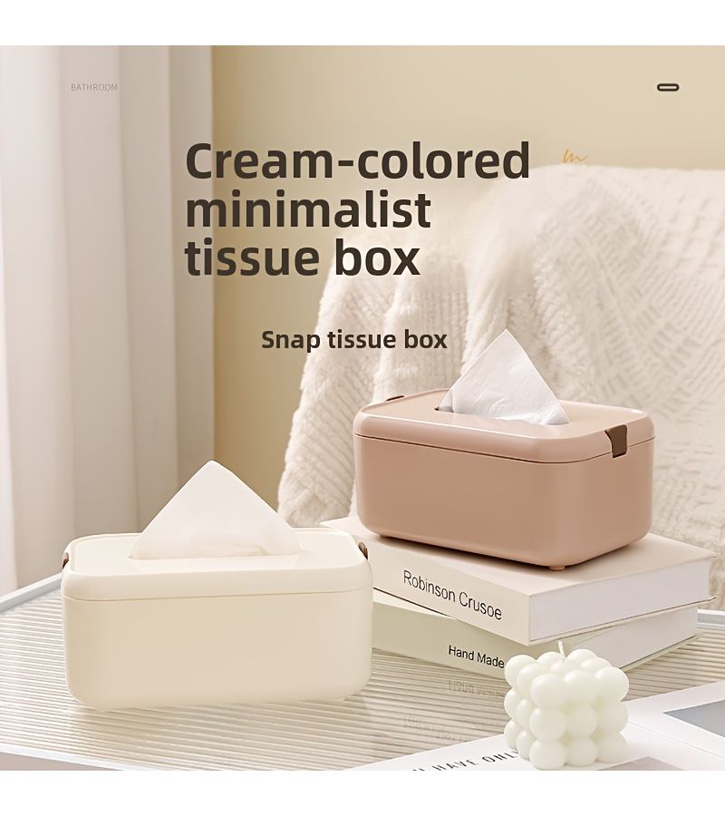 Luxurious Pink Tissue Box Holder Creative Design For Living Room Home Decoration - Image 1