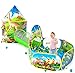 PigPigPen 3PC Dinosaur Play Tents for Boys Kids Play Tent with Ball Pit Crawl Tunnel Castle Tent for Toddlers Baby Dinosaur World Playhouse Toys - Image 2