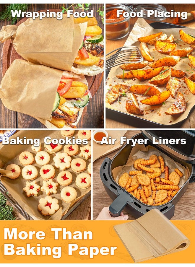 300 Pcs Parchment Paper Baking Sheets, 9X13 Inches Non-Stick Precut Baking Parchment, For Baking Grilling Air Fryer Steaming Bread Cup Cake Cookie And More (Unbleached) - pzsku/Z5CF2260CA746B4F3CAD3Z/45/_/1733731362/bfe580e2-9d72-496a-b131-a6f2bae1e939