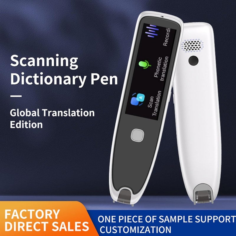 Scan Translation Pen, and Offline Learning Translator Multi Language Dictionary Reading Pen 4G Storage Capacity White, Language Learning Pen with Intuitive Interpretation, Quick - Image 2