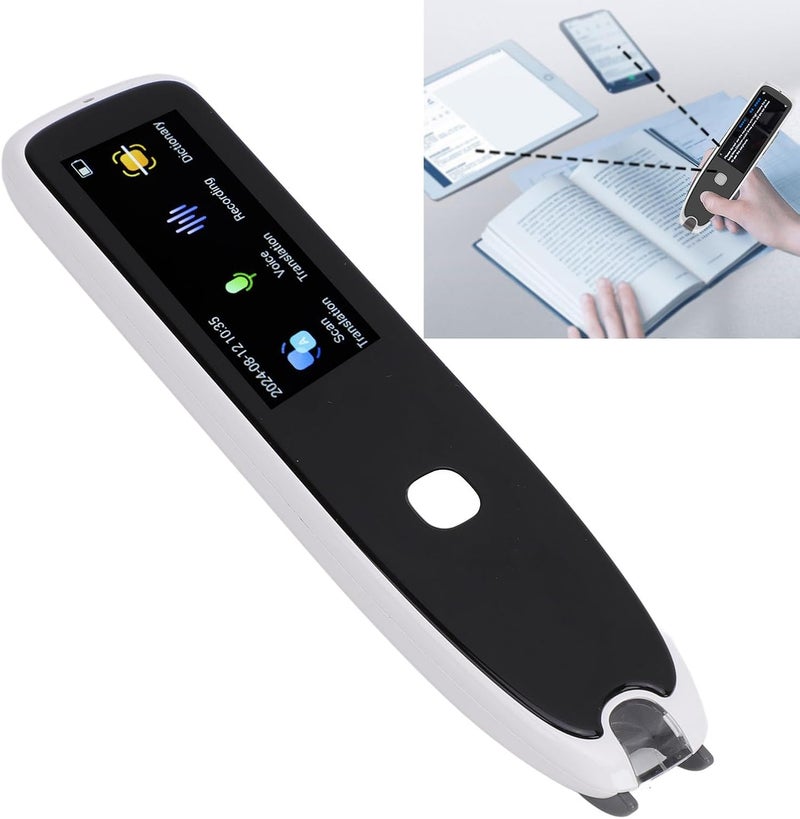 Scan Translation Pen, and Offline Learning Translator Multi Language Dictionary Reading Pen 4G Storage Capacity White, Language Learning Pen with Intuitive Interpretation, Quick - Image 3
