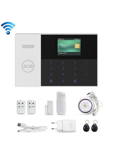 PG-105-GSM GSM/GPRS + WiFi Intelligent Alarm System with Touch Keypad & LCD Screen & RFID function