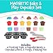 Popular Playthings Magnetic Bake Play Cupcakes Toy Set Pretend Cupcake Kitchen Kit for Kids Gifts for Toddler Girls 20 Pieces - Image 4