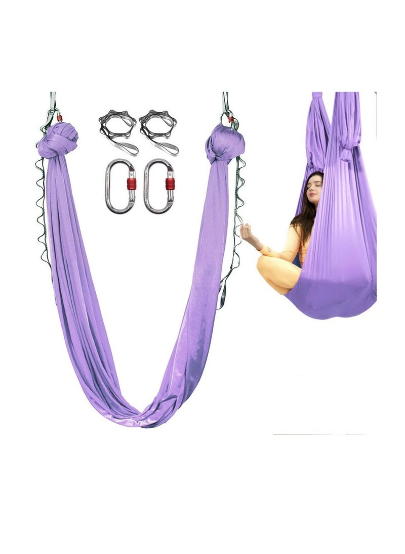 Generic 5 meters sky yoga hammock 2.8 meters wide swing household indoor accessories fixing rope hanging cloth Yu Jiaguan special  - Image 1