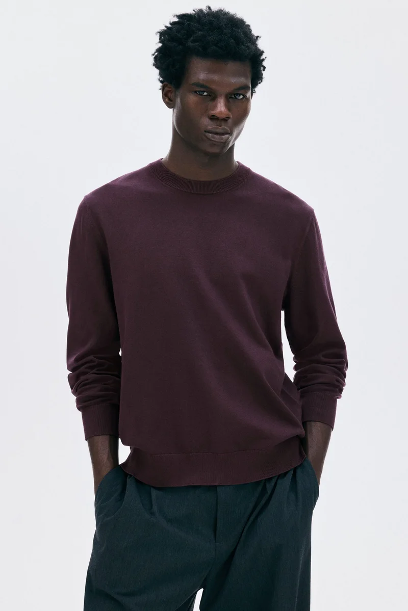 H&M Regular Fit Fine-knit jumper
