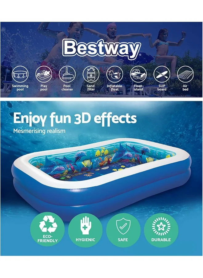 Bestway 3D Undersea Adventure Inflatable Play Pool
