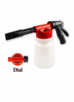 KASTWAVE Car Wash Foam Gun,Foam Cannon for Garden Hose,Adjustment Ratio Dial Foam watering can,Car Wash Soap Spray Foamer,The Ultimate Car Wash Foamer  - Image 1