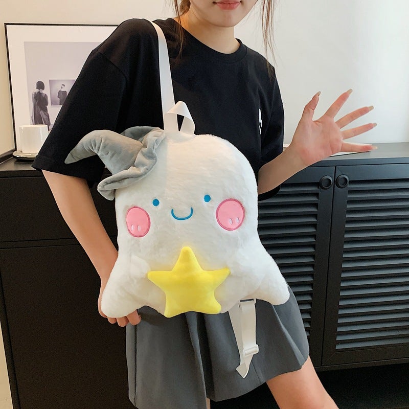 Small Pacha Dog Plush Cartoon Backpack Girls Cute Kuromi Shoulder Crossbody Bag Parent-Child Gift - Image 1