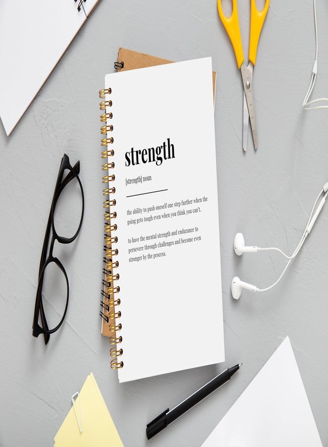 Ecezatik Strength Inspirational Notebook Journal, Inspirational Motivational Gifts for Women Men, Inspirational Spiral Notebook Journal 5.5x8.3 - Image 2