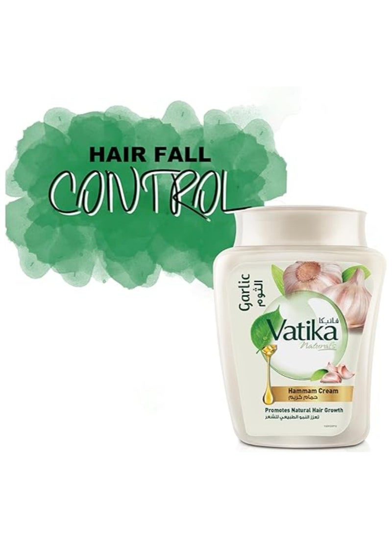 VATIKA - Vatika Naturals Hammam Cream With Garlic - 225 Gm - Image 1