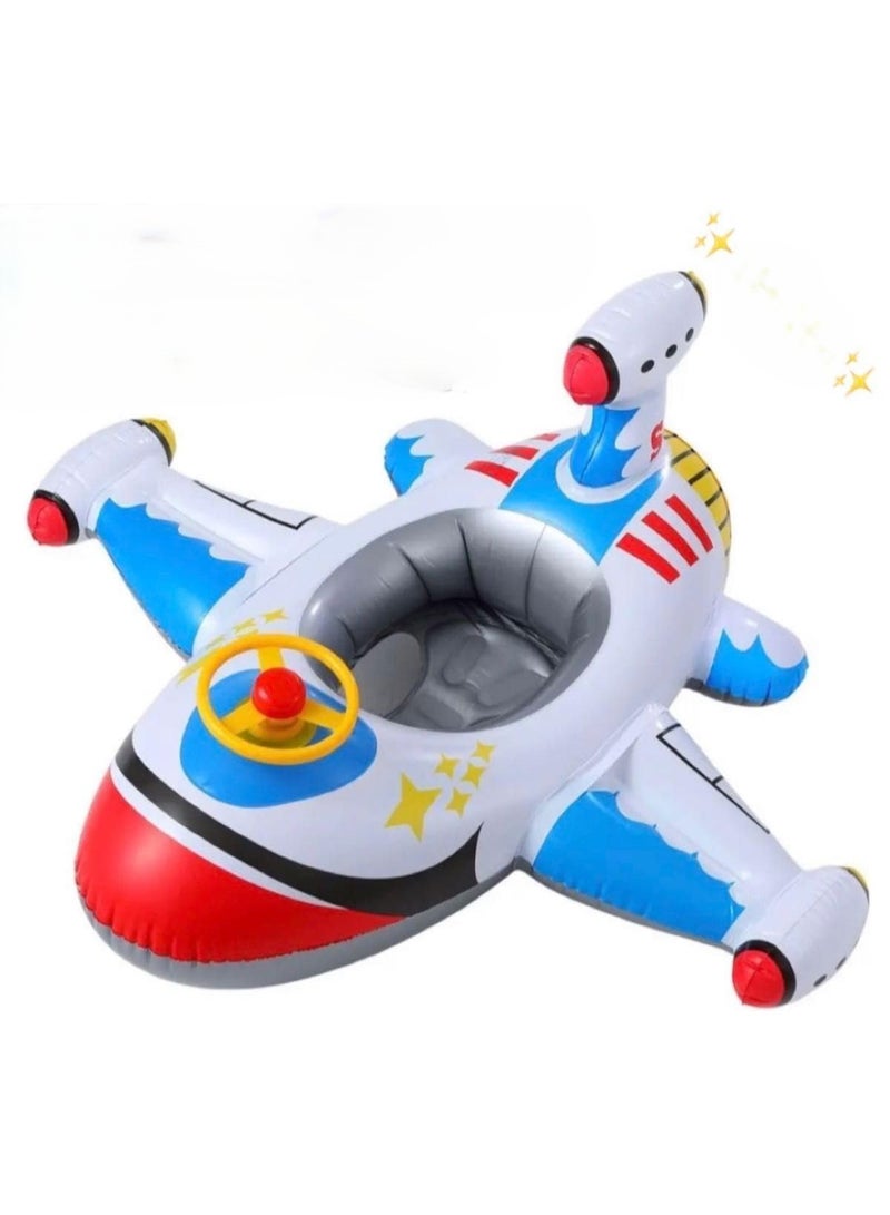 Glitters Kids Float, For Kids, Vehicles, Horn, With Handle, Airplane Type, 3-6 Years Old, Foot Insert, Exquisite, Baby - Image 1