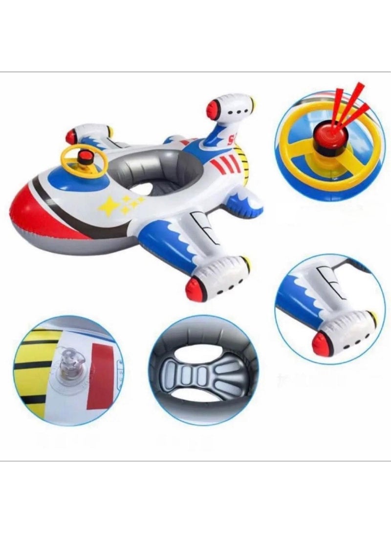 Glitters Kids Float, For Kids, Vehicles, Horn, With Handle, Airplane Type, 3-6 Years Old, Foot Insert, Exquisite, Baby - Image 2
