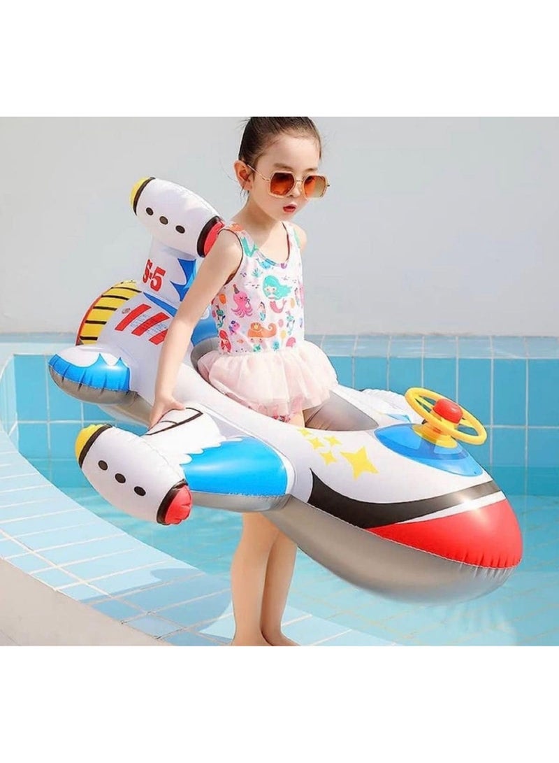 Glitters Kids Float, For Kids, Vehicles, Horn, With Handle, Airplane Type, 3-6 Years Old, Foot Insert, Exquisite, Baby - Image 3