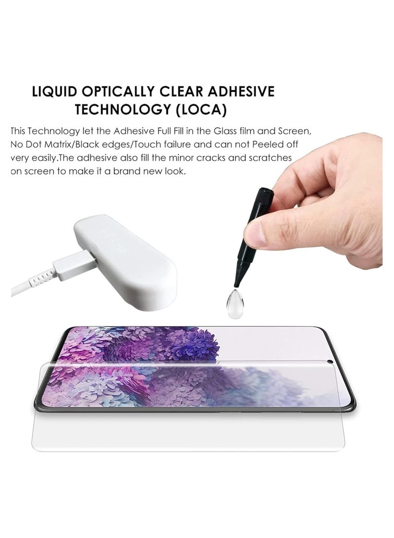 UV Screen Protector, 3D Curved Edge Tempered Glass, 6-in-1 Installation Kit (Realme 14 Pro) - Image 2