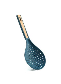 Plastic Skimmer Spoon Large Capacity Heat Resistant Multifunctional Fine Slotted Spoon with Clip Kitchen Supplies