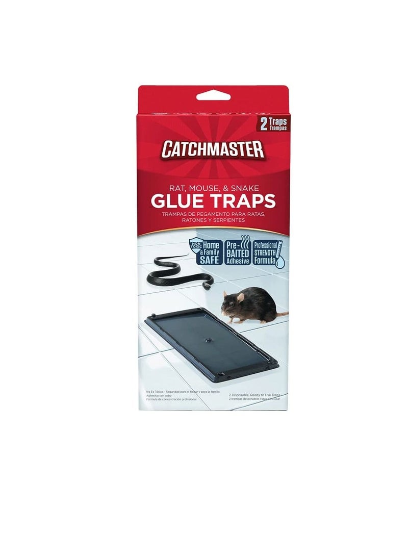 Catchmaster - Catchmaster 402 Baited Rat, Mouse and Snake Glue Traps Professional St - Image 1