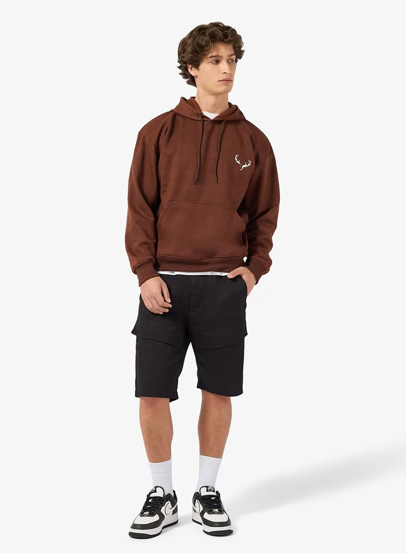 Seventy Five Basics  Regular Fit Hoodie for Men | Best Price UAE