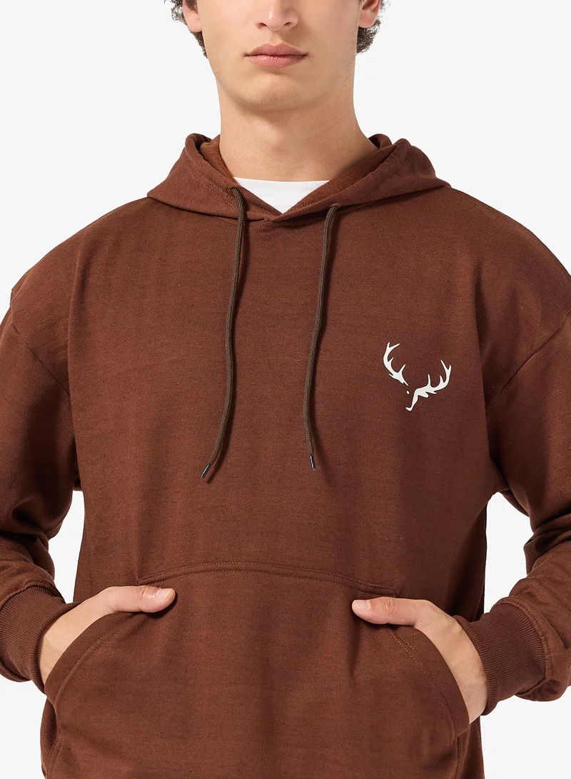 Seventy Five Basics  Regular Fit Hoodie for Men | Best Price UAE