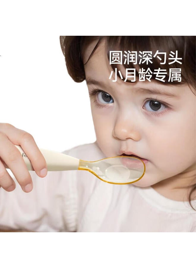 Yeehoo Baby Spoon, Infant Feeding Training, Children'S Silicone Self-Feeding Spoon, Ppsu Baby Food Tableware - Image 1