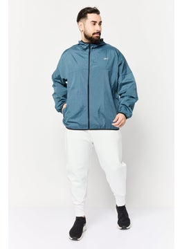 Reebok Men Sportswear Fit Long Sleeves Training Jacket, Grey  - Image 3