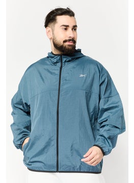 Reebok Men Sportswear Fit Long Sleeves Training Jacket, Grey  - Image 1