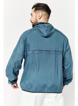 Reebok Men Sportswear Fit Long Sleeves Training Jacket, Grey  - Image 4