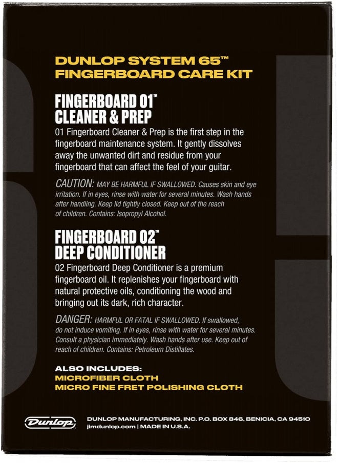 JIM DUNLOP JIM DUNLOP 6502 Formula 65 Guitar Fingerboard Care Kit  - Image 3