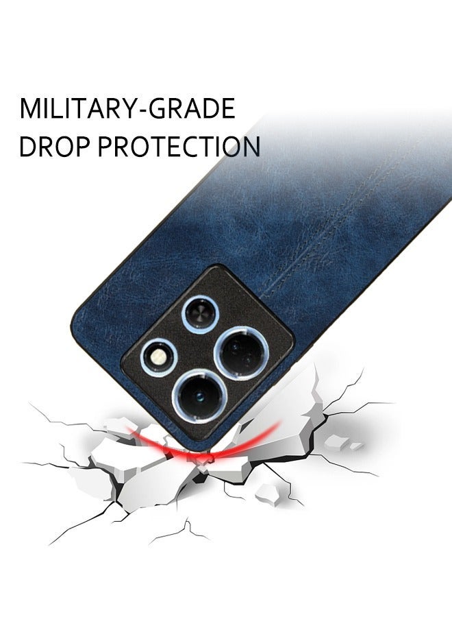 X-level Mobile Phone Case for Infinix Note 30 5G/X6711, Slim PU Leather Vintage Shockproof Phone Back Cover Lightweight Soft TPU Bumper Hard PC Hybrid Protective Case for Infinix Note 30 5G - Image 4