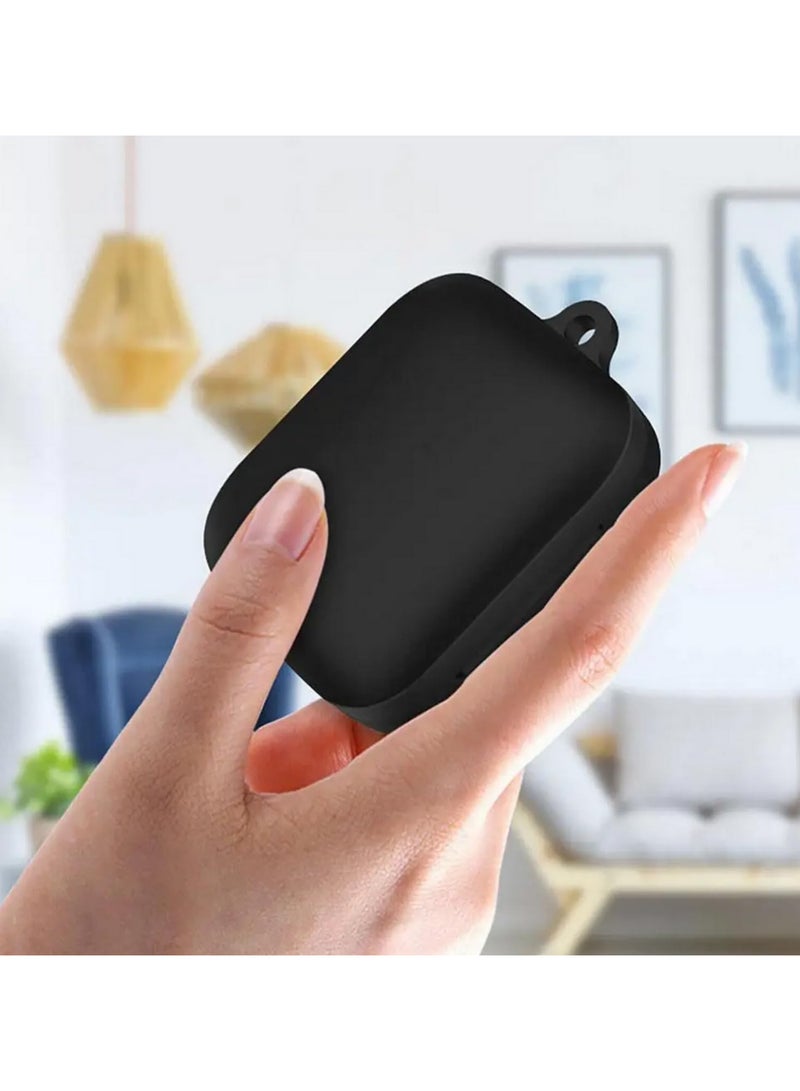 "غطاء حماية سيليكون مضاد للصدمات لسماعات OnePlus Buds 3 - غطاء متين للأذن بألوان صلبة - إكسسوارات سماعات لسماعات OnePlus - أسود" - Image 5