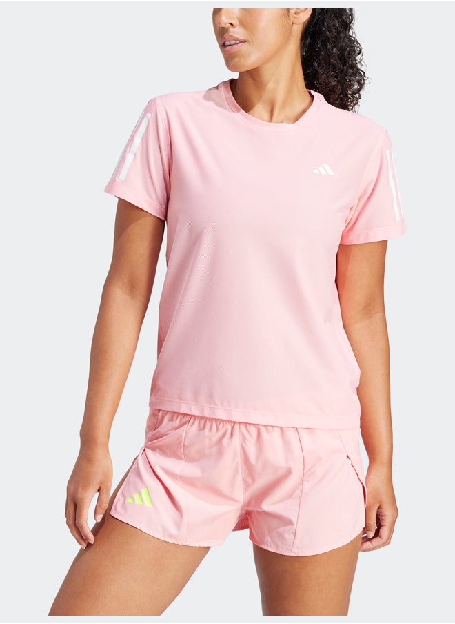 Adidas Own The Run T-Shirt  - Image 2
